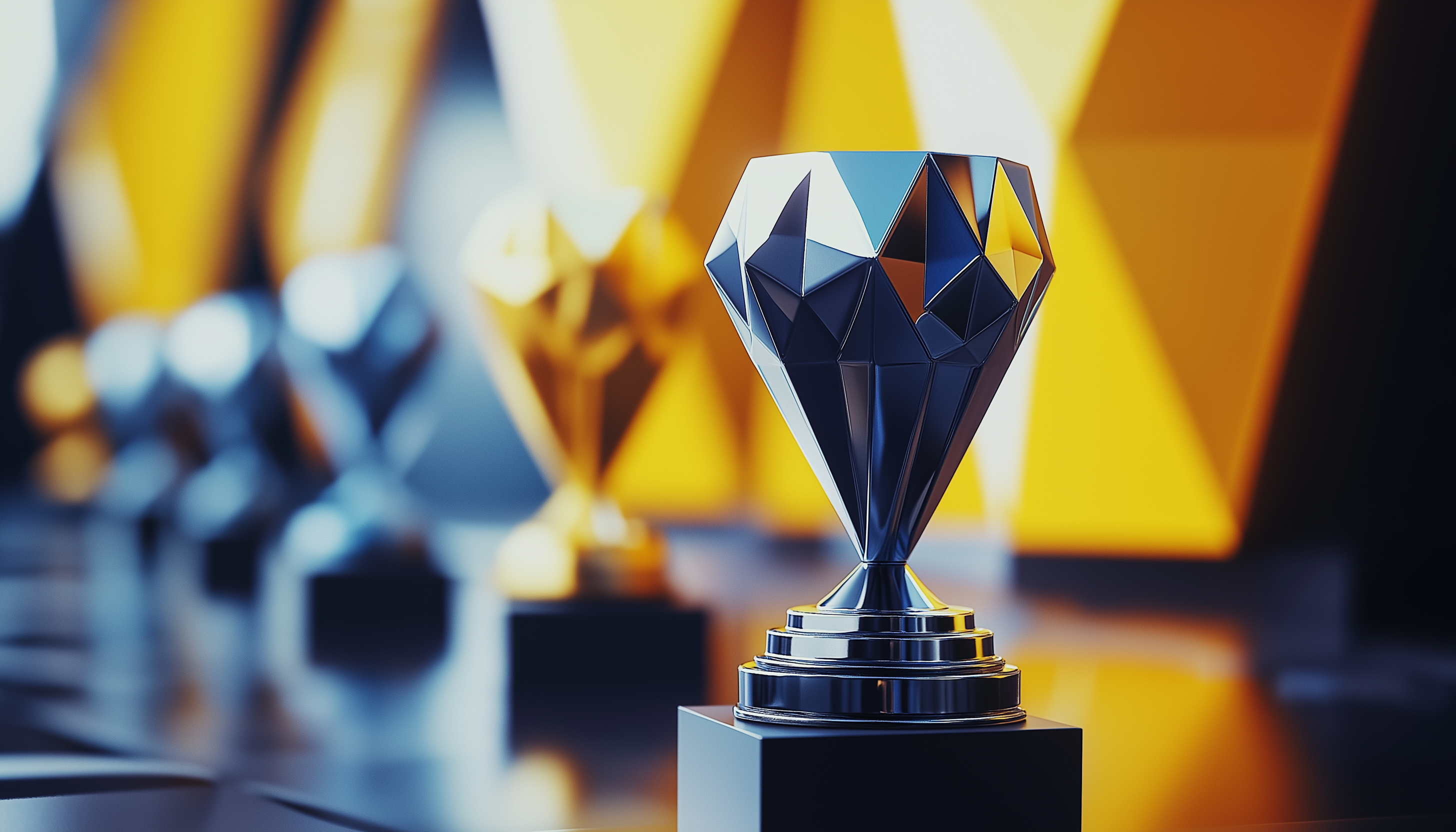 Comprend A Series Of Minimal Geometric Designed Trophies Made O 332D99ab C164 4D07 B9e7 4D35bcdb68d2