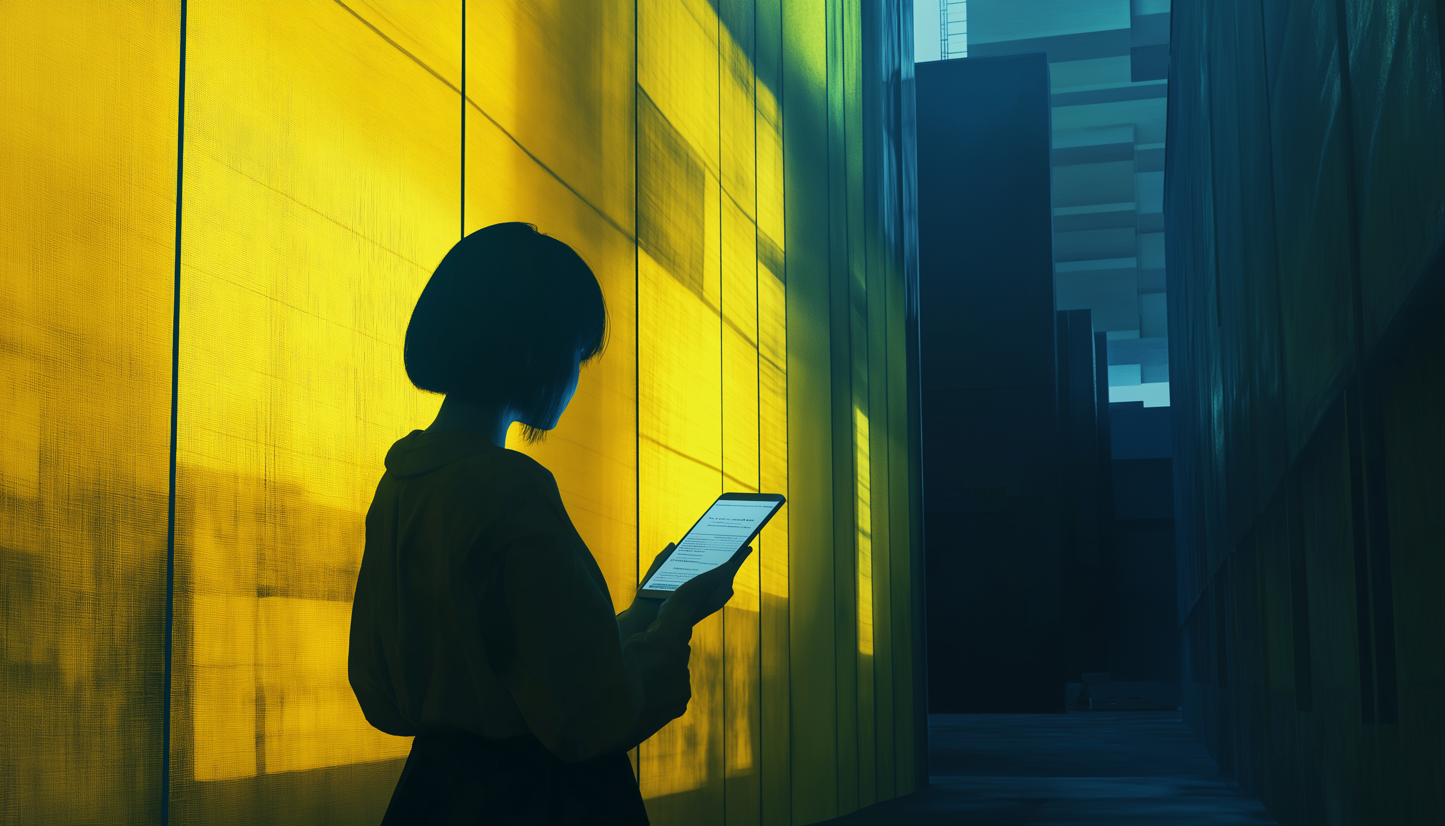 Woman Watching News From A Smartphone