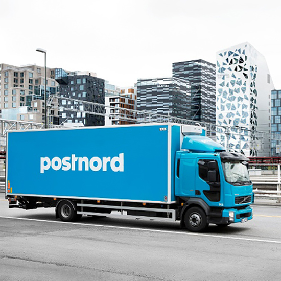 PostNord blue lorry