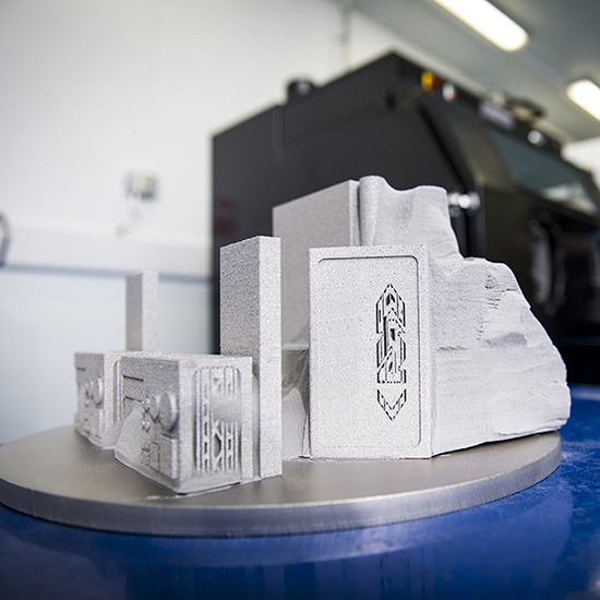 Image of parts made from metal powder
