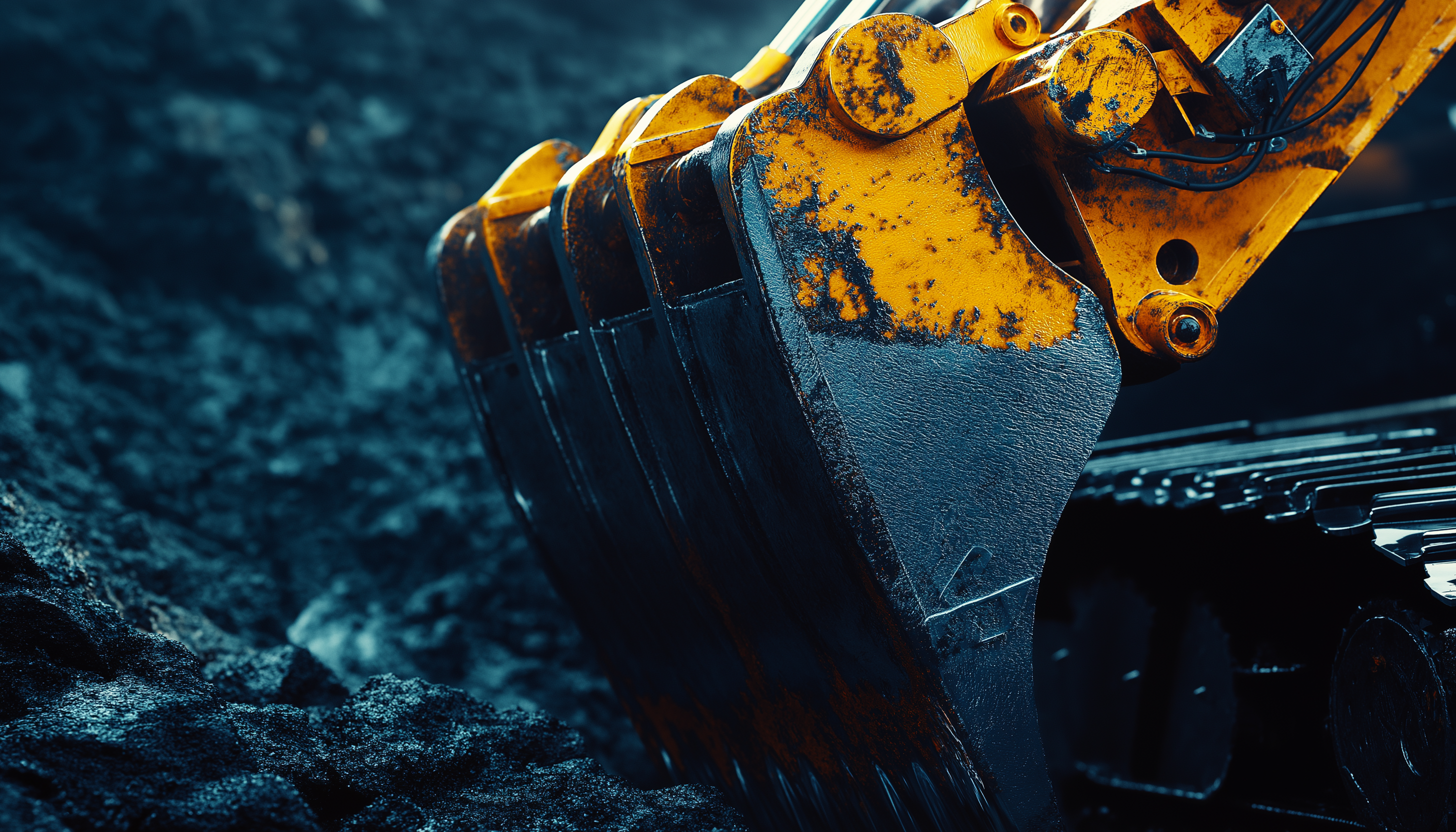 close up of machinery
